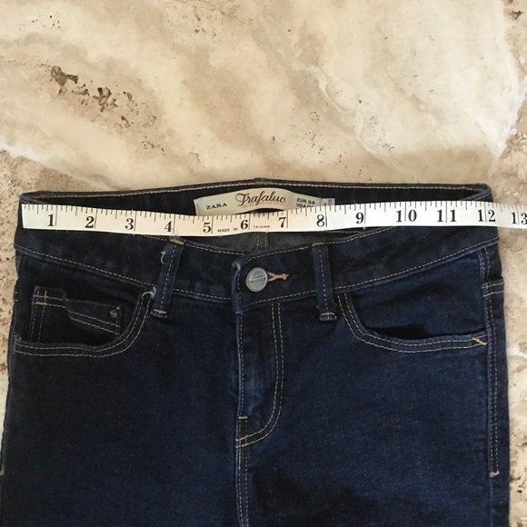 Zara Dark Denim Slim Jeans - Picture 6 of 7