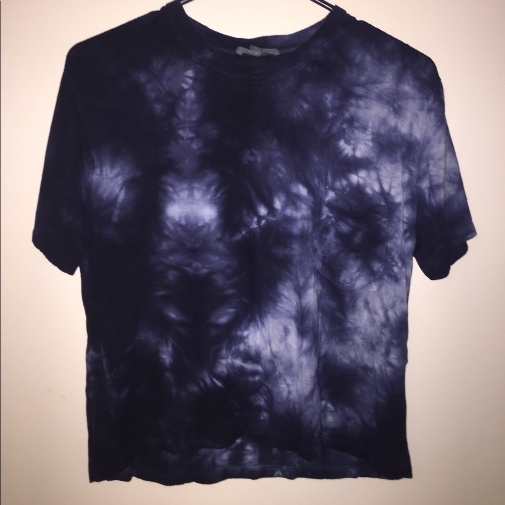 American Eagle Don't Ask Why tie dye t-shirt