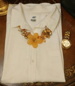 Old Navy Women's Classic White Shirt😎 Old Navy Women's Classic White Shirt😎