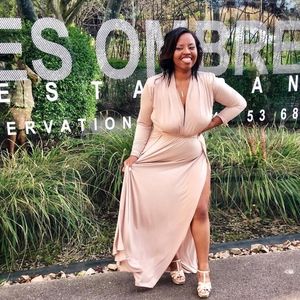 Double Slit Maxi Dress