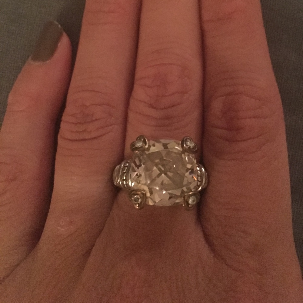 Judith Ripka Cushion Cut Ring