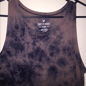 American Eagle soft & sexy tie dye tank