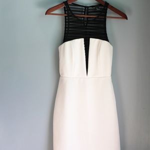 White/Black Forever21 Dress in size (Small)