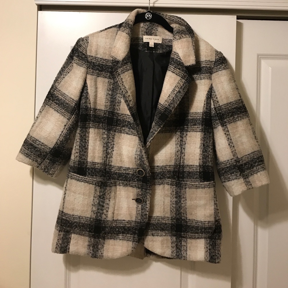 Plaid jacket by Third Piece