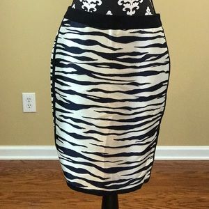 Ann Taylor Zebra Print Skirt Ann Taylor Zebra Print Skirt