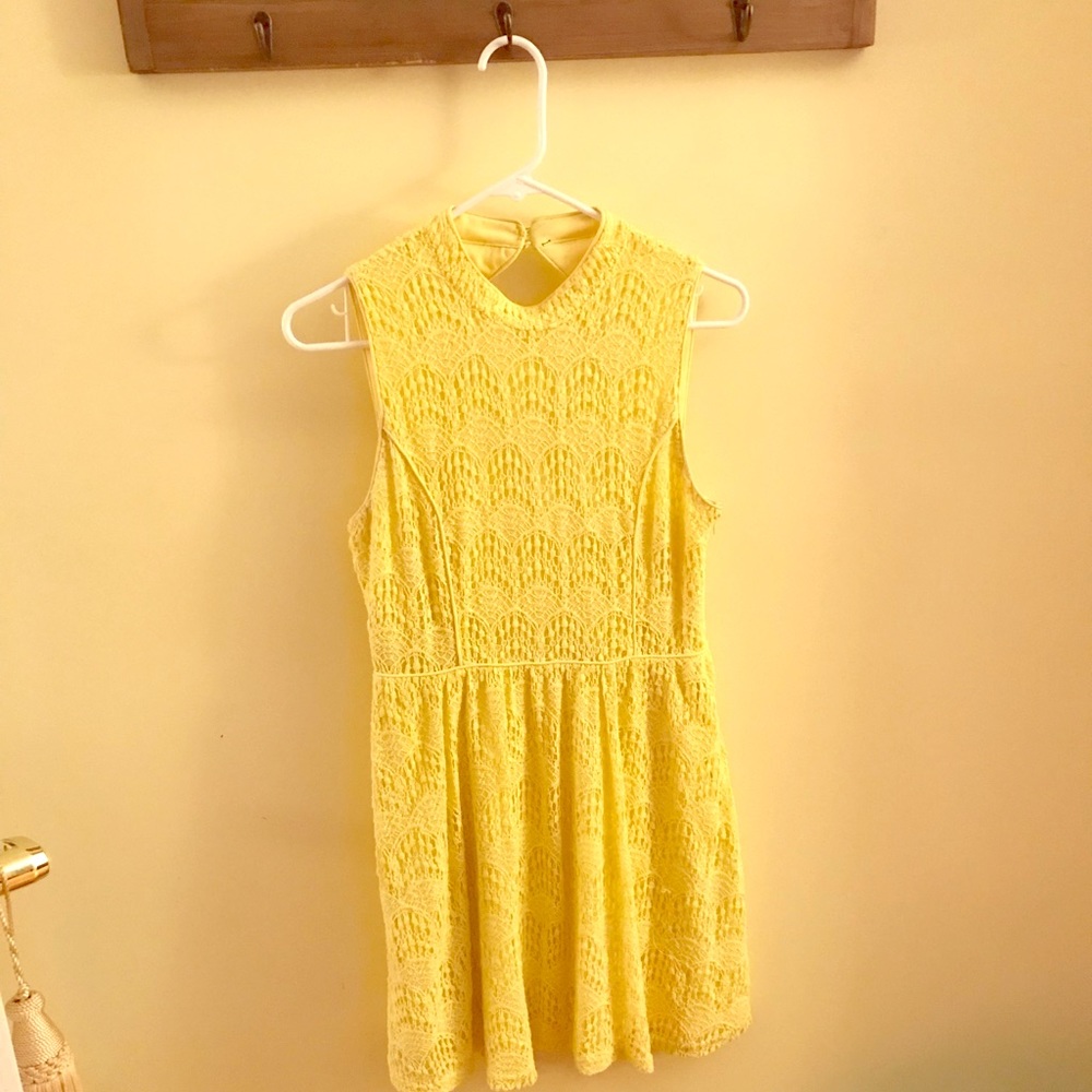 Vintage Inspired Yellow Dress