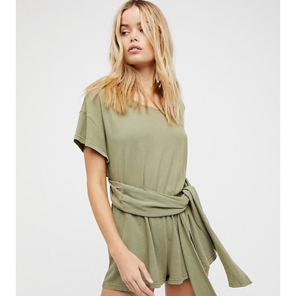 FREE PEOPLE WRAP ROMPER