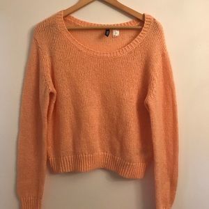 H&M Peach Knit Cozy Sweater (Size 10) H&M Peach Knit Cozy Sweater (Size 10)