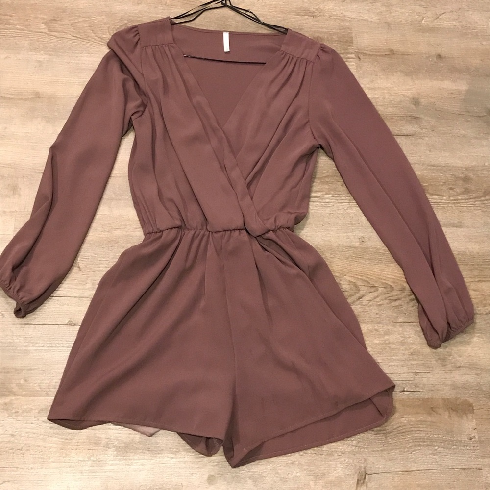 Long sleeve romper