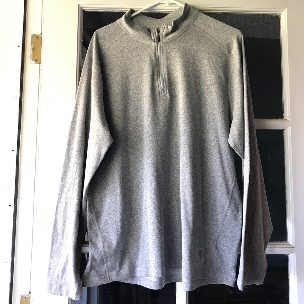CARHARTT LONG SLEEVE MOCK-NECK QUARTER ZIP