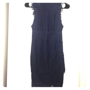 Form fitting lace dress