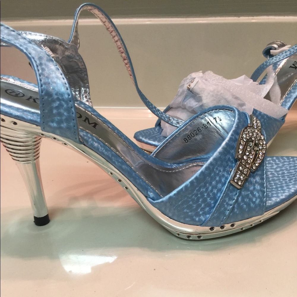 Blue heels