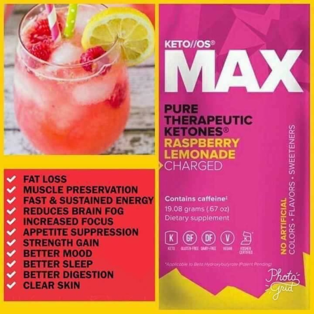 Raspberry Lemonade Keto//os