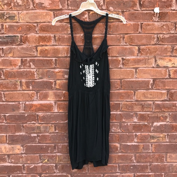 American Eagle Outfitters Black Racer Back Dress - Picture 1 of 5