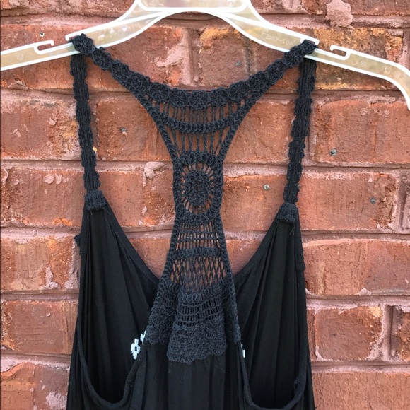 American Eagle Outfitters Black Racer Back Dress - Picture 5 of 5