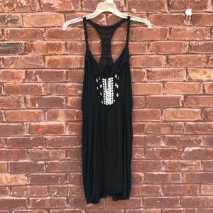 American Eagle Outfitters Black Racer Back Dress