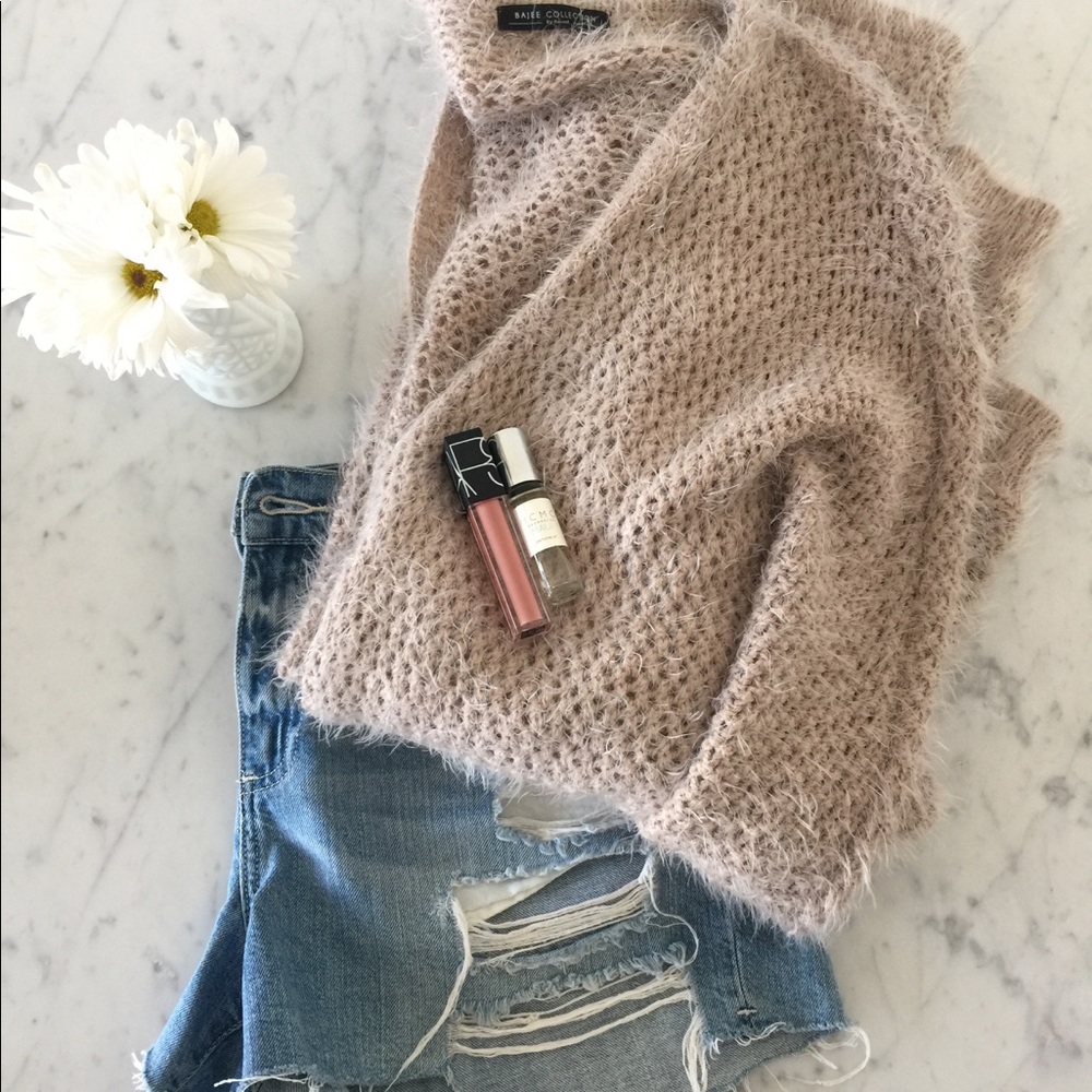 Soft & fluffy long sweater