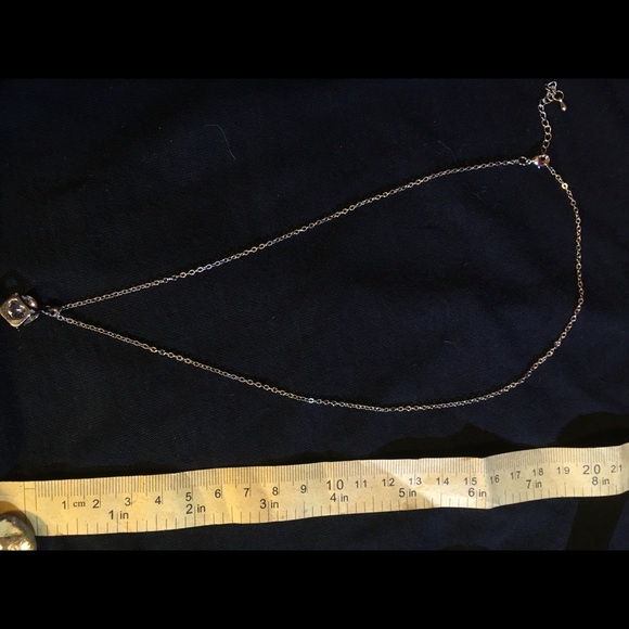Captured diamond heart necklace - Picture 7 of 7