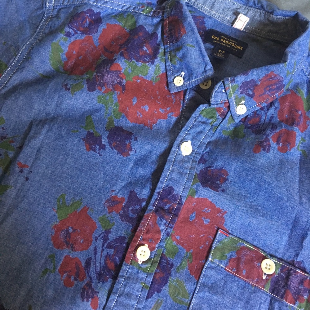 Floral Button Down
