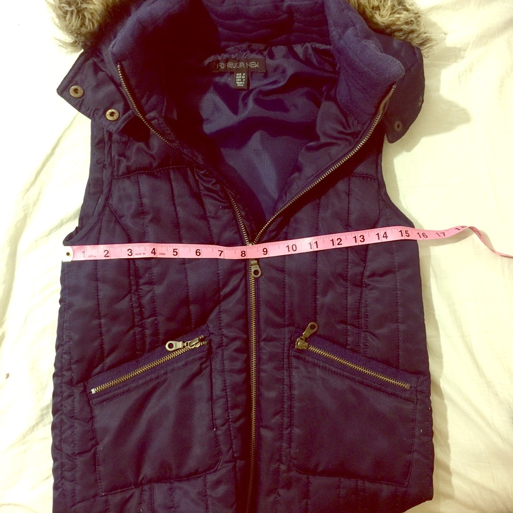 Women Navy Down Jacket S/M size