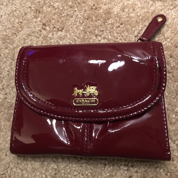 Coach Handbags - Red Coach Wallet