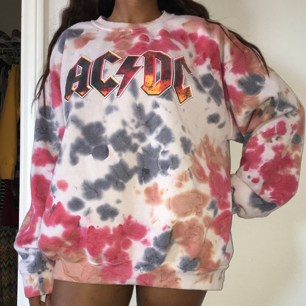 Vintage Oversized AC/DC Crewneck