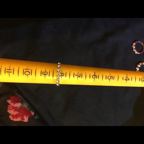 Bundle of 3 silver diamond rings - Picture 3 of 7