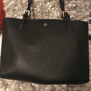 Authentic Small York Buckle Tote by Tory Burch