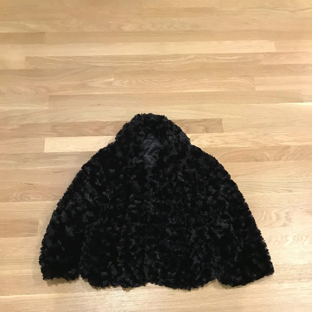 Kenneth Cole Reaction Faux Fur Jacket