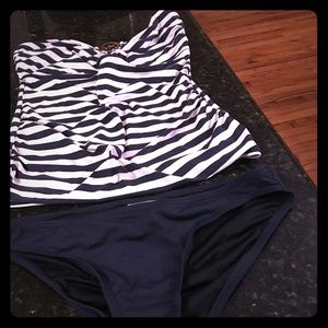 Michael Kors Strapless Swim Suit