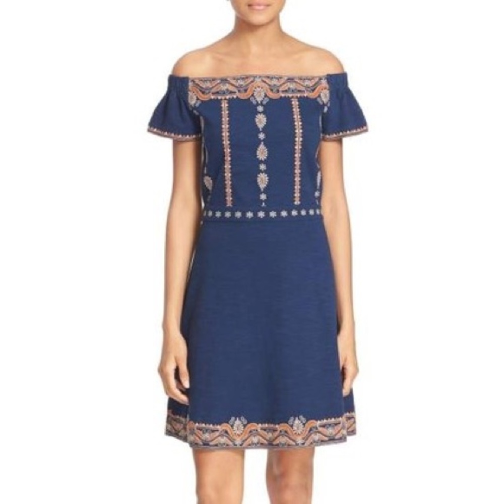 Tory Burch Navy Nell Dress