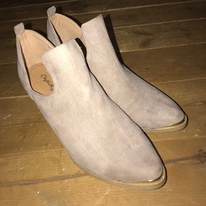 booties with cutout (worn twice)