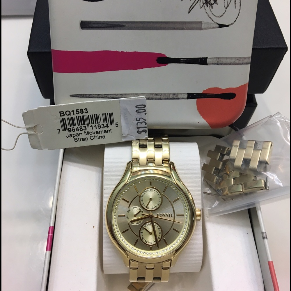Fossil Gold Watch
