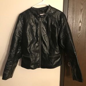 Faux leather jacket - only wore twice
