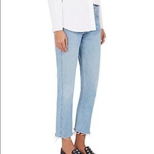 Re/done High Rise ankle Crop jeans size 25