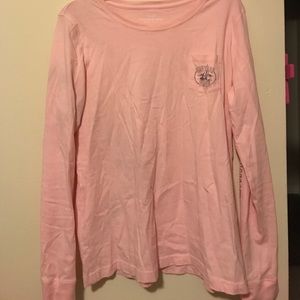 Vineyard Vines pink long sleeve shirt