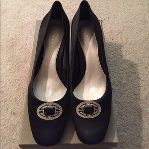 Brand New Easy Spirit Black Satin Shoes size 8.5