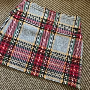 J Crew Plaid Mini Skirt J Crew Plaid Mini Skirt