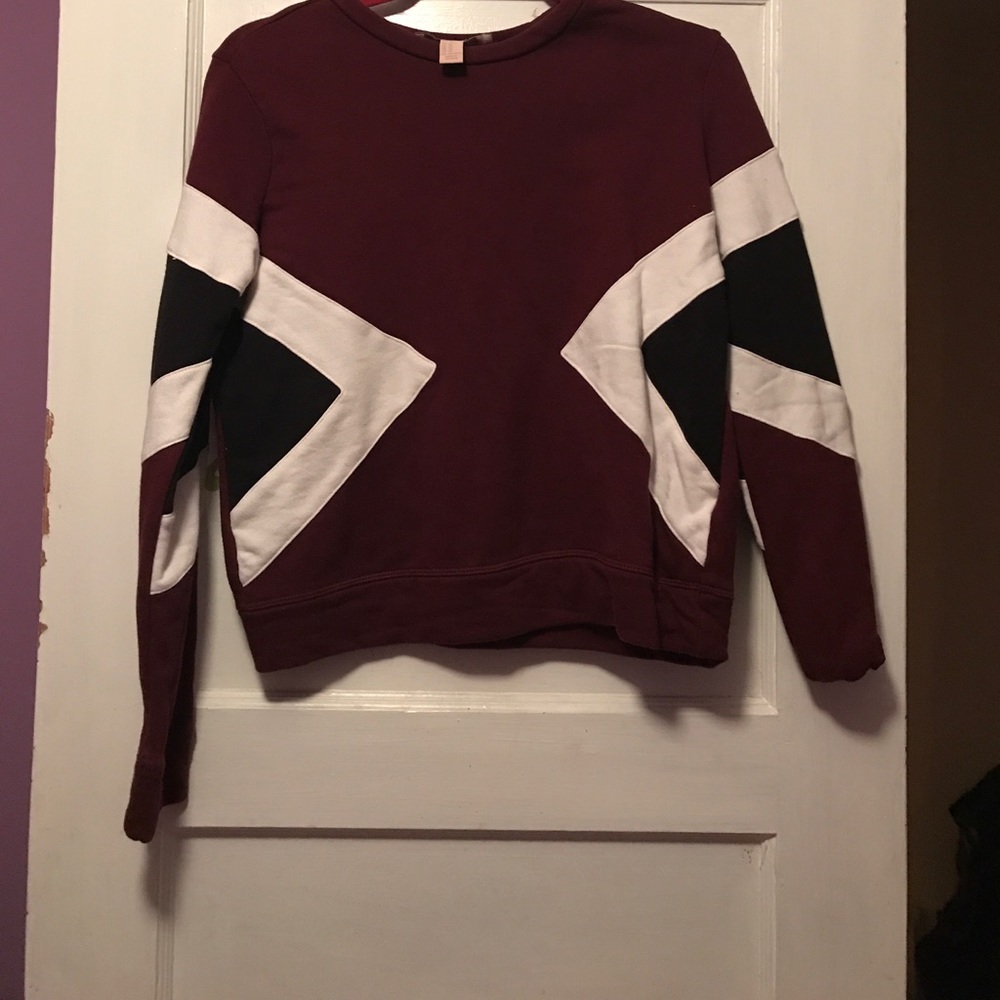 Zig zag printed sweatshirt