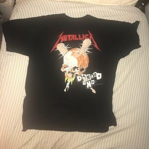 FOG inspired Metallica t-shirt with side zips