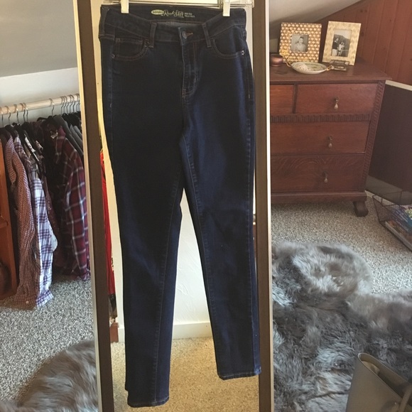 2 pairs of Old Navy high rise Rockstar jeans. - Picture 3 of 8