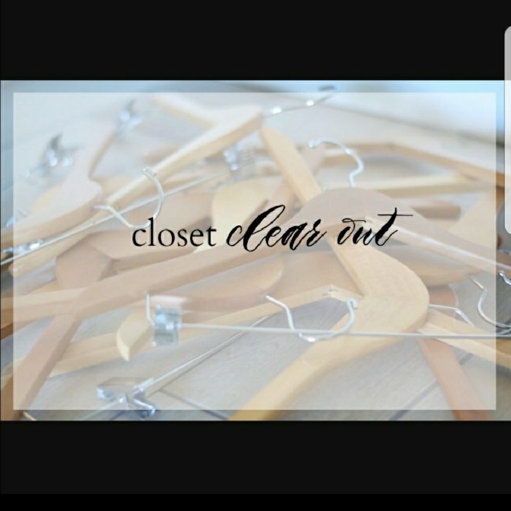 Closet clear out