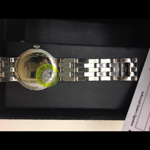 Movado Vetur Silver Stainless Steel Watch