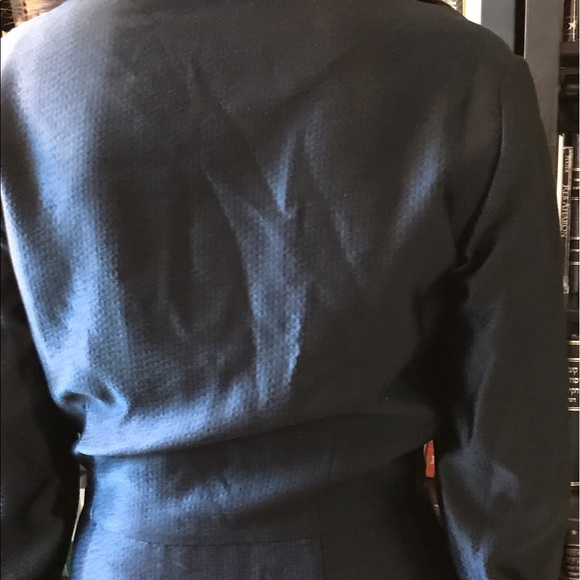 Black silk cocktail dress - Picture 5 of 8