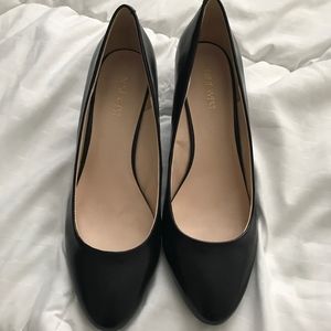 Nine West Ispy Open Toe Leather Wedge Heel