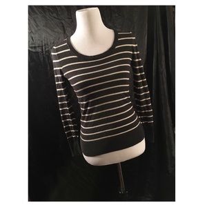 Banana Republic Striped Scoop Neck Sweater