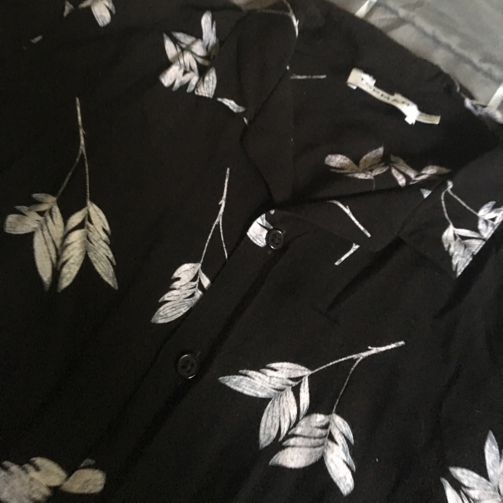 TOPMAN Viscose Button Down