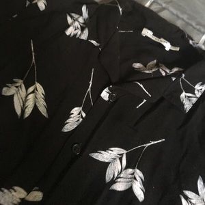 TOPMAN Viscose Button Down