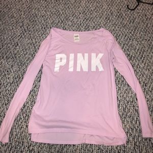 long sleeved PINK shirt