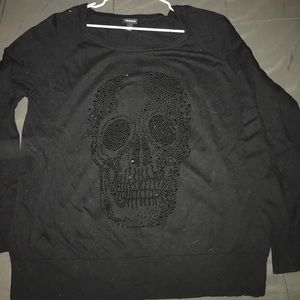 Torrid Embellished Skull sweater